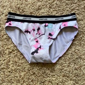 Tie-dye pattern bikini style underwear